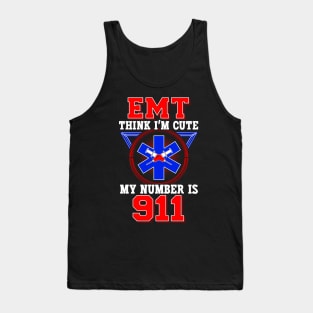 EMT Humor First Responder Gift Tank Top